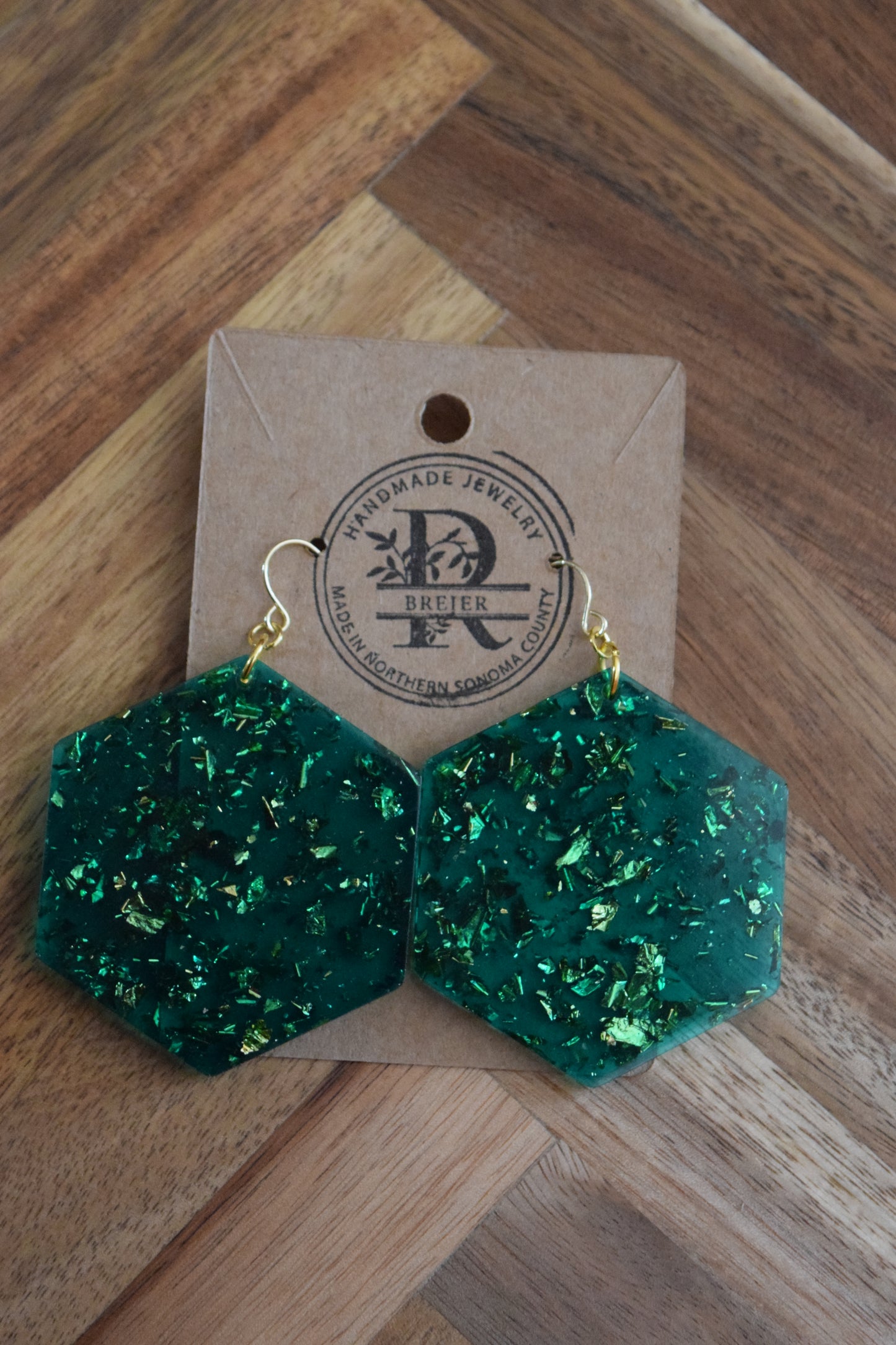 Large Green Hexagon