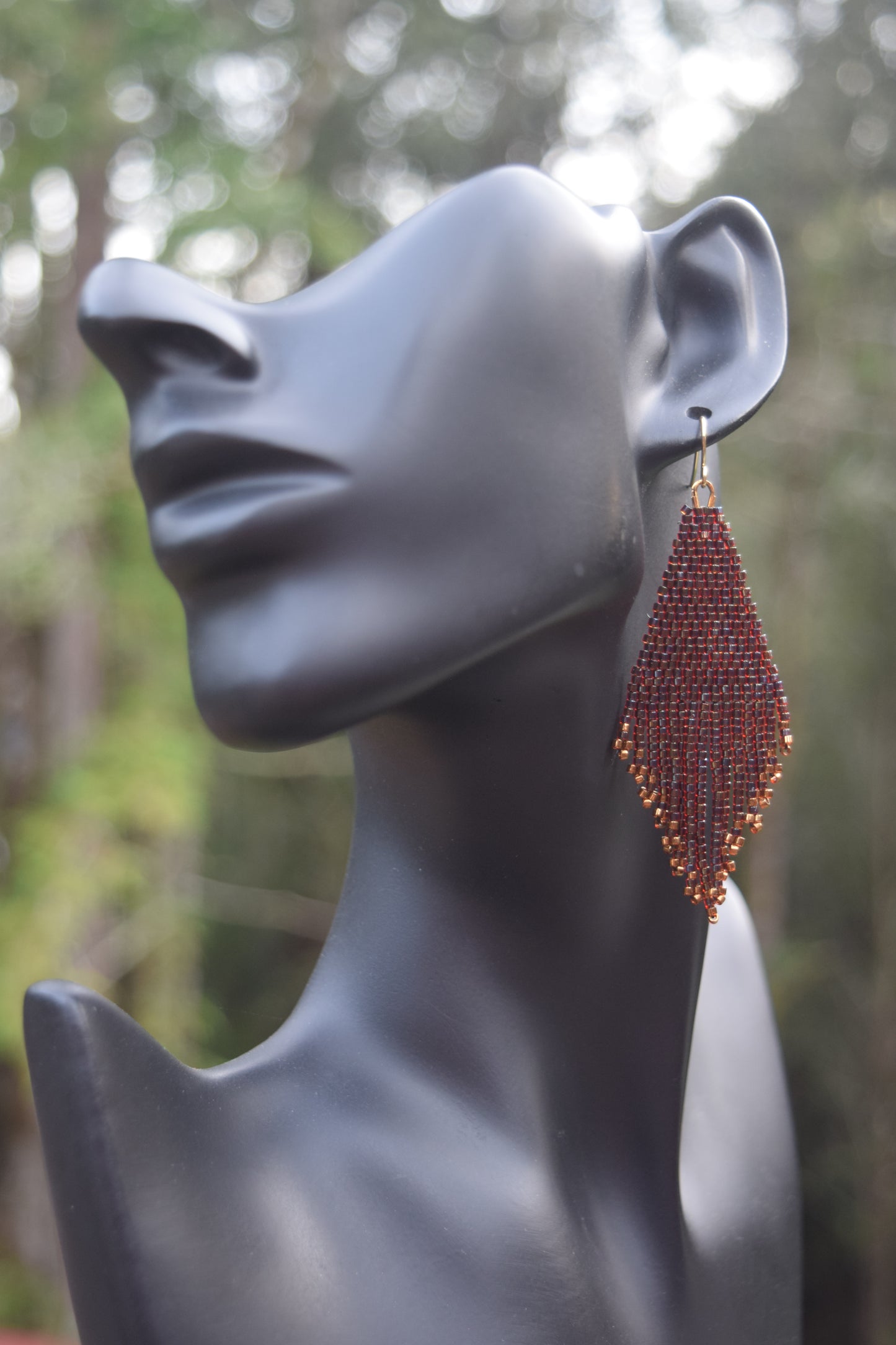 Garnet and Antique Gold