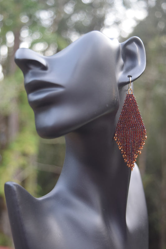 Garnet and Antique Gold