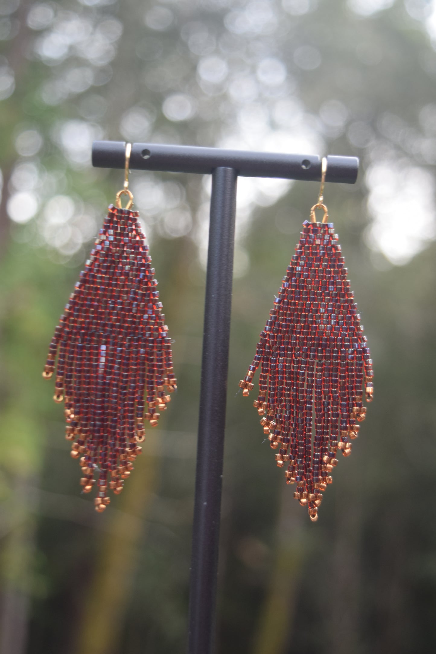 Garnet and Antique Gold