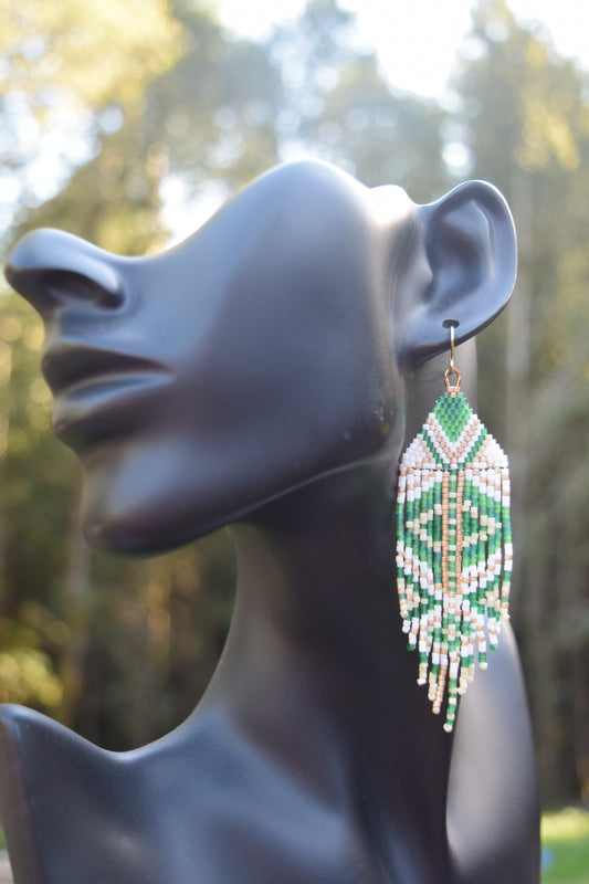 Green and Gold Fringe